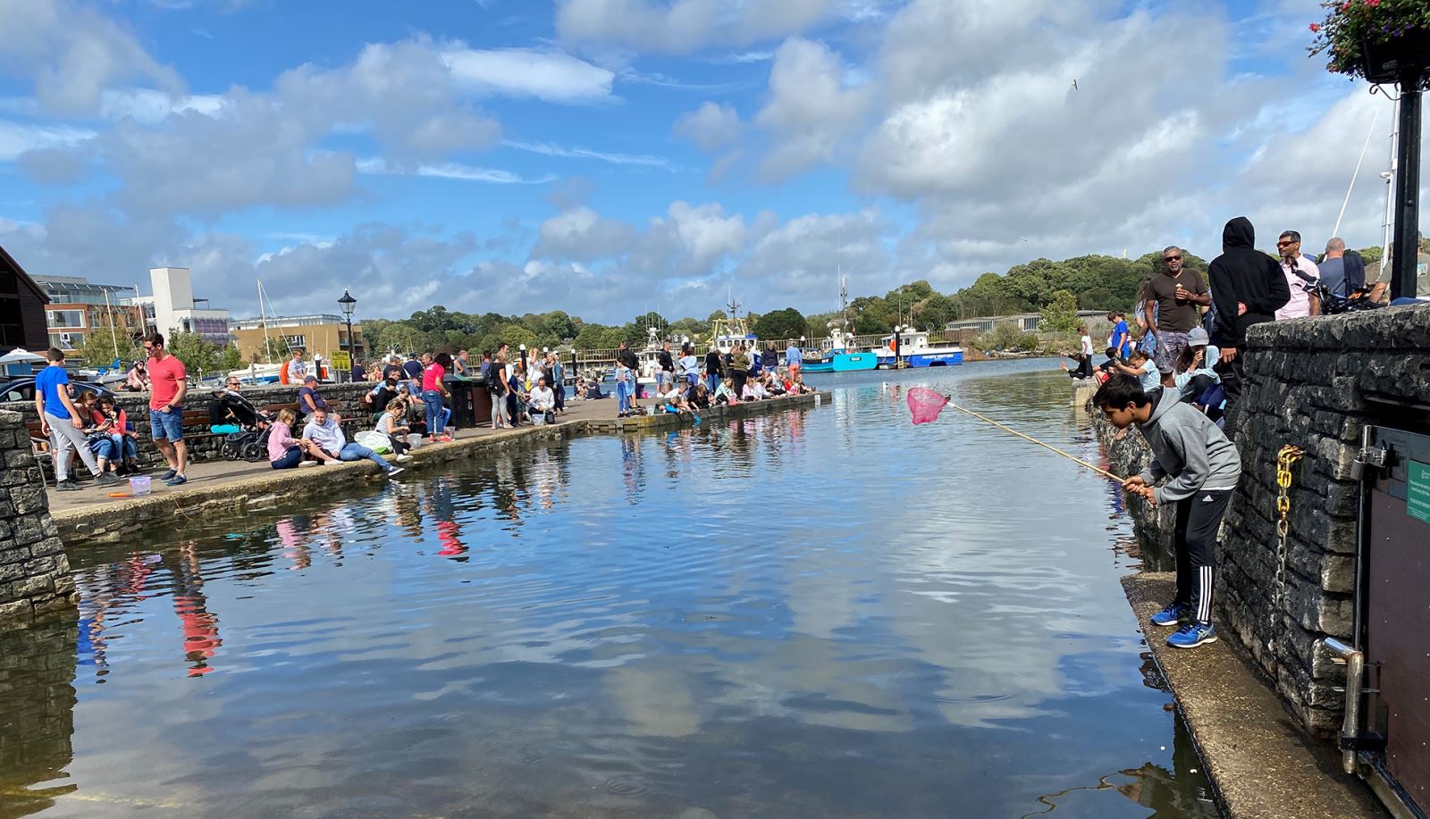 Crabbing at Lymington, Hampshire